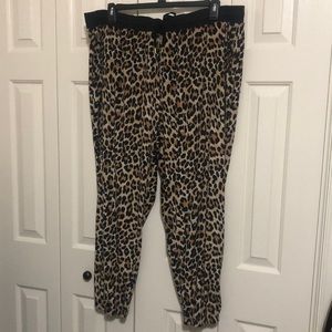 Animal print pajama pants 3X